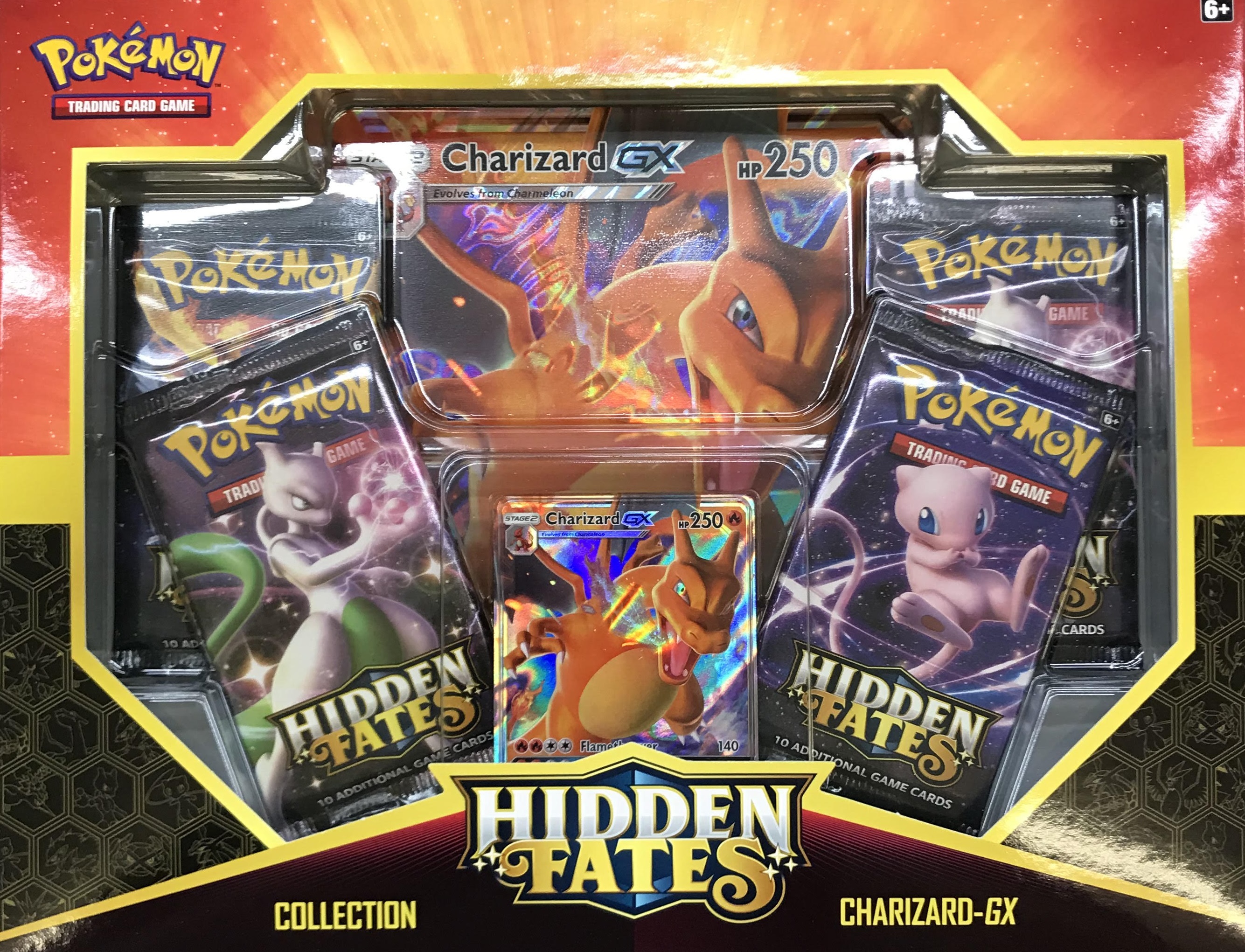 Pokemon Hidden 2024 Fates Collection Charizard GX tin